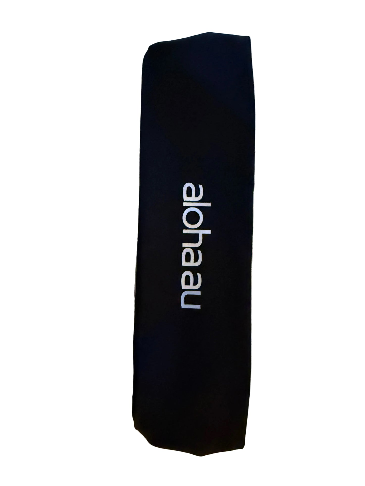 Namaste aloha au - Large, Elastic band Headband Black