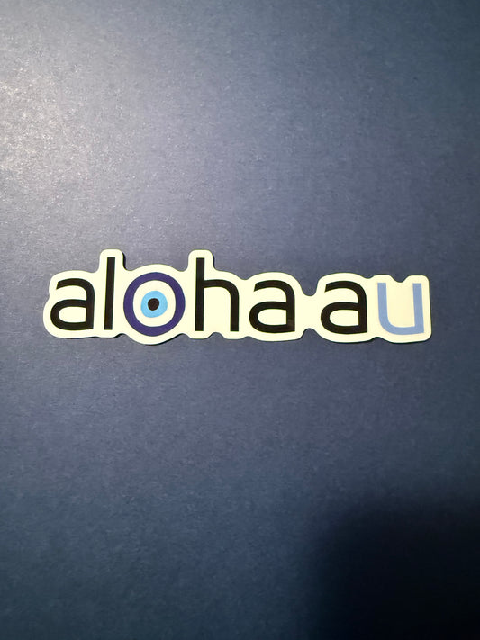 Sticker - EVIL EYE ALOHA AU